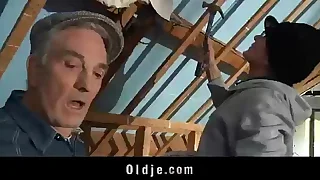 grandpas fuck a skinny teen